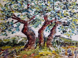 Les oliviers par Manjula