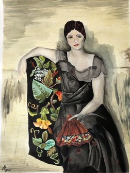 Inspiration - Portrait d'Olga dans un fauteuil