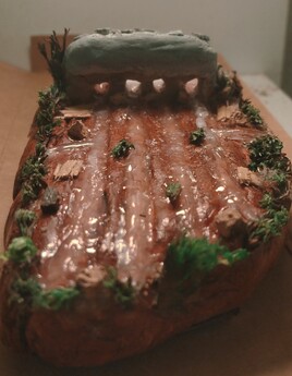 Système d'irrigation foggara dans le Sahara