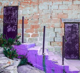 Purple steps
