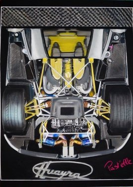 dans les entrailles d'une pagani........