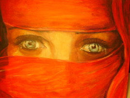 femme voilée