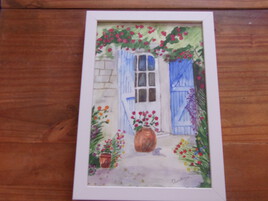 une entr&eacute;e fleurie