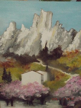 les alpilles au printemps