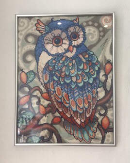 DIAMOND PAINTING HIBOU
