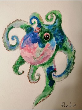 etude &agrave; l'aquarelle