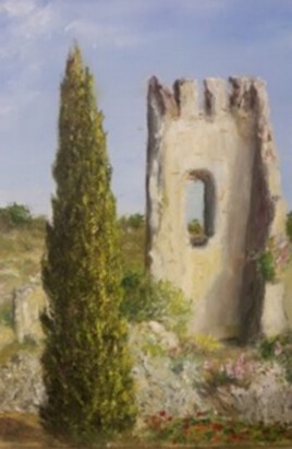 Les ruines du chateau d'Ollioules.