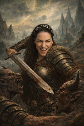 Catherine Goulet (Sexologie) en guerriere viking