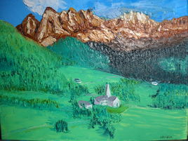 la chapelle en montagne