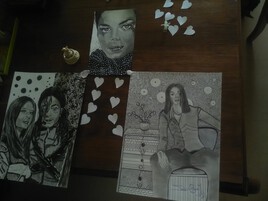 Michael Jackson avec mes amis danseurs.