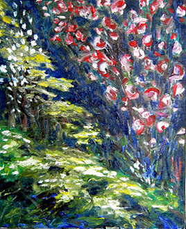 Printemps au carr&eacute; bleu