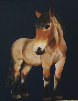 portrait cheval
