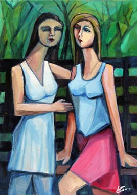 Deux copines dans le parc, 2012