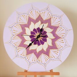 Horloge Mandala Lotus