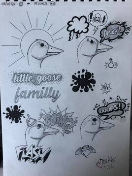 LITTLE GOOSE FAMILLY