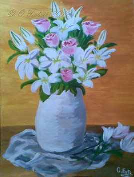 *vase de fleurs