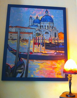 Venise reflets bleus (collection particulière)