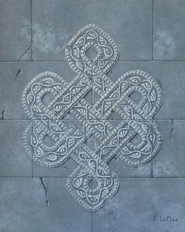 Noeud infini en pierre