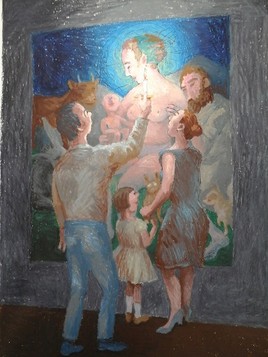 Peinture &agrave; la bougie