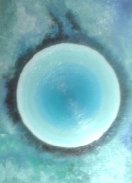 "NEPTUNE" Tableau planétaire zodiacal POISSON.  Radionique des couleurs. Poison Négatif.