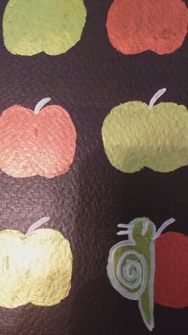 La demi pomme et L'escargot d'automne...by Fersé.