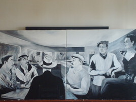 Les Improbables. "Raimu-Gabin-Arletty, chez Jambier "