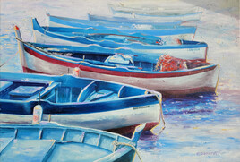 Barques au port de Sète