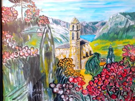 L'&eacute;glise de Patrimonio (Haute-Corse) en 1997