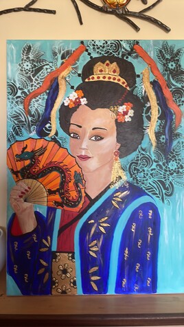 Geisha à l’eventail