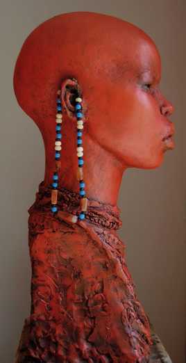 Sculpture Terre cuite patinée 65 cm - N°26TC