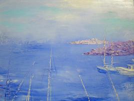 A mi-chemin entre le ciel et l'eau