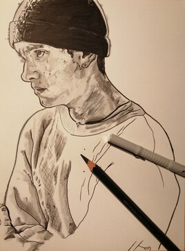 Eminem Sketch Drawing Art