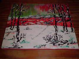 peinture hivernale