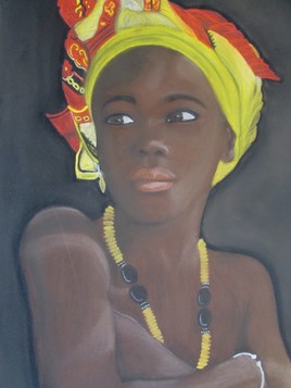 Africaine au foulard