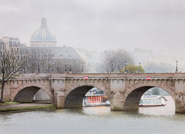 Un hiver brumeux sur la Seine