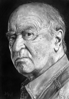 portrait hommage &agrave; George Wolinski