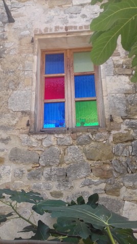 fenêtre colorée