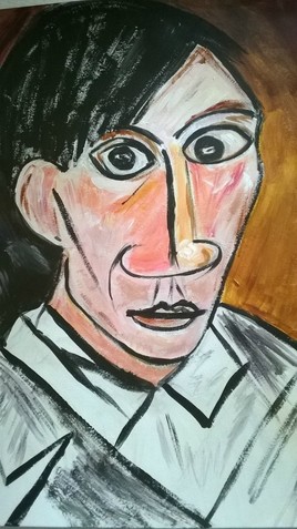 Autoportrait de Picasso (reproduction)