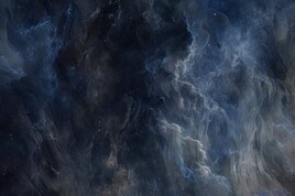 Te voilà heureuse à travers le bleu d'une pierre précieuse .