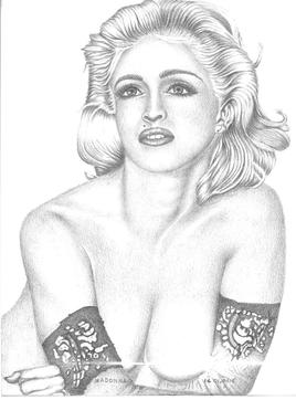 Caricature de Madonna numéro 3