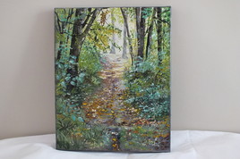 Sous bois automne ( chemin descendant )